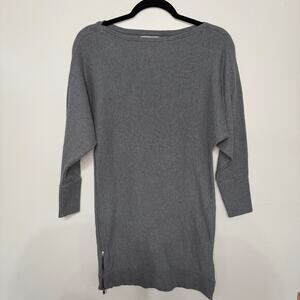 Banana Republic Gray Medium Sweater Mini Dress Retro Y2K Casual